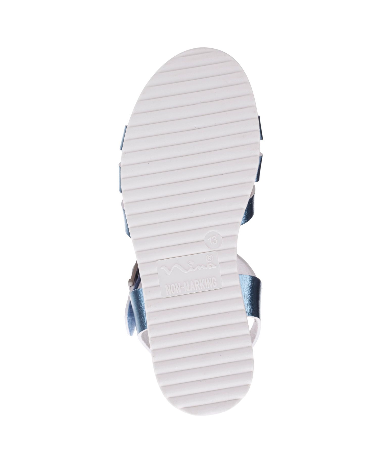 Lacey Big Girls Metallic Adjustable strap Sandals