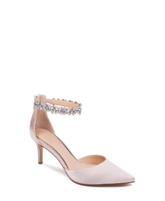 Women's Raleigh Rhinestone Ankle Strap Evening Pumps