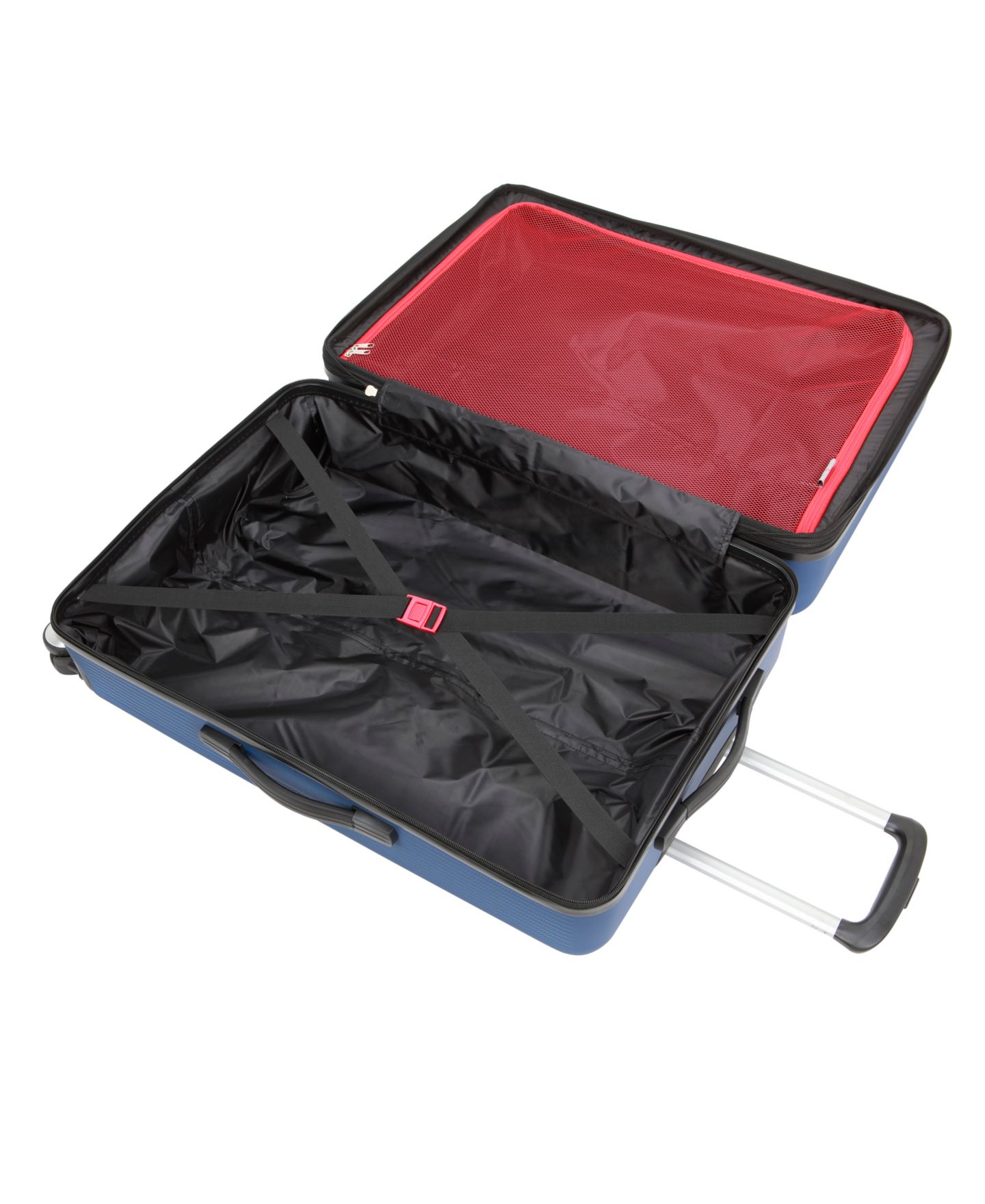 Чемоданы Tag Cityscape 4 Piece Hardside Luggage Set, Created for Macy's, цвет: Синий — фото 17