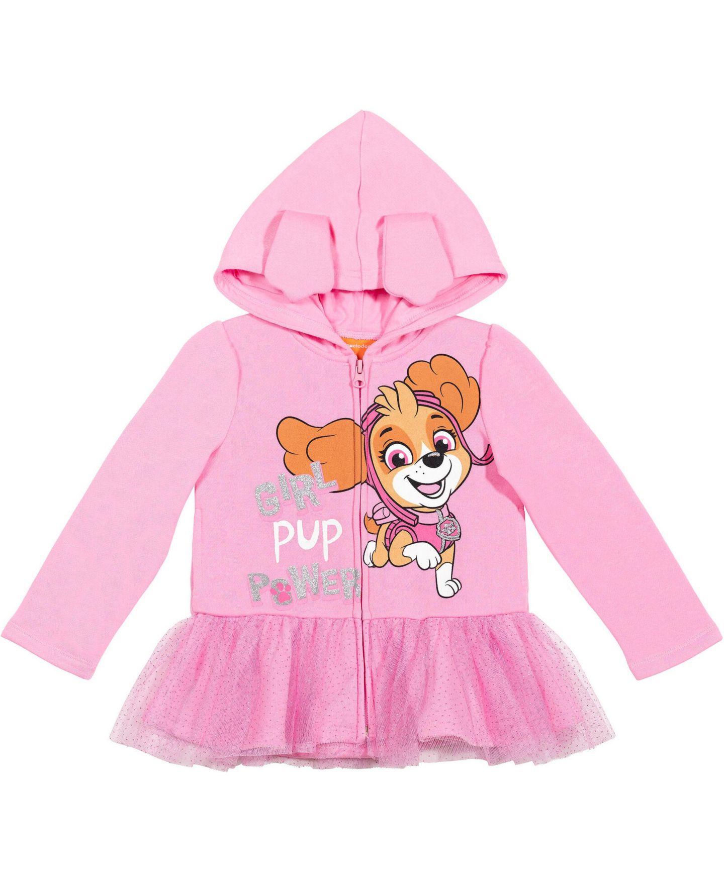 Худи Paw Patrol Skye Zip Up Costume to для девочек-малышей, цвет: Розовый, вариант 1 — фото 1
