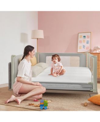 70in Bed Rail Guard for Toddlers Kid with Adjustable Height and Safety Lock - 70in