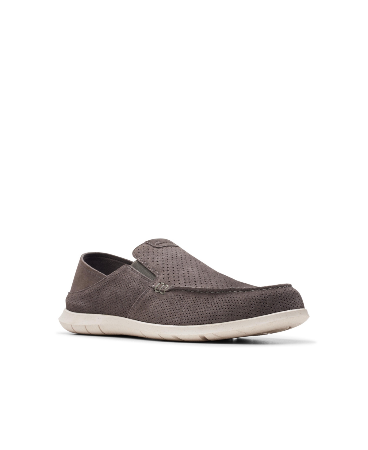 Men's Collection Flexway Easy Slip On Shoes - Light Tan Suede
