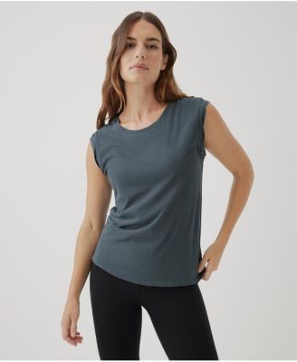 Women's Organic Cotton Featherweight Slub Muscle Tee