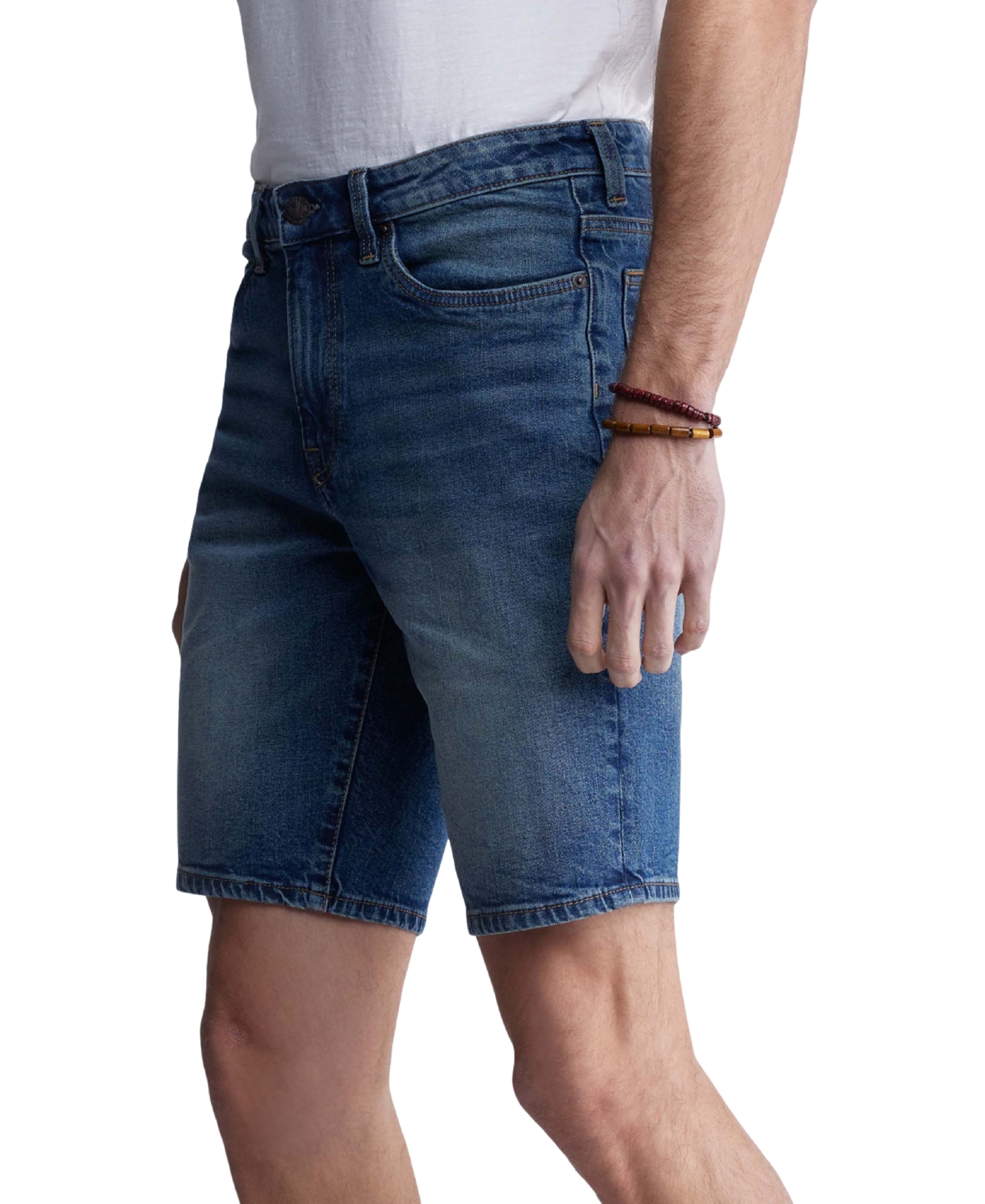 Shop Buffalo David Bitton Biuffalo David Bitton Men's Dean Relaxed-straight Fit Stretch 10.5" Denim Shorts In Indigo