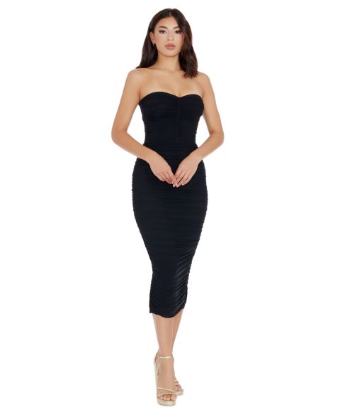 Женское платье Dress the Population Heather Strapless Bodycon, цвет: Чёрный
