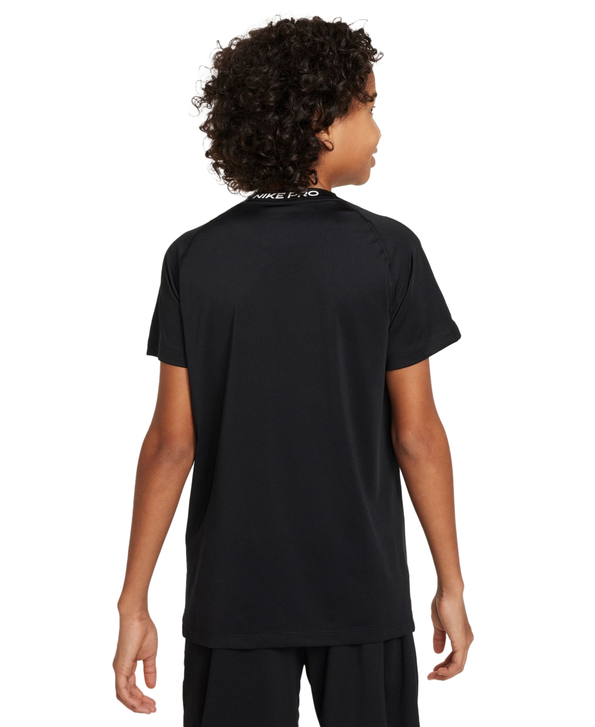 Nike Big Boys Pro Dri-fit Stretch Performance T-Shirt -white