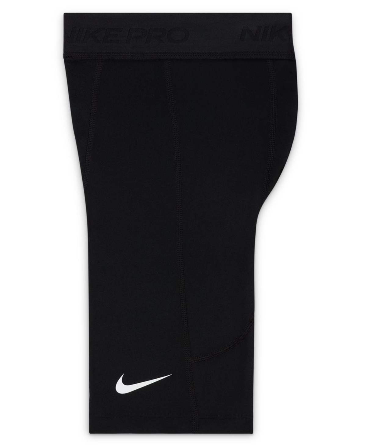 Nike Big Boys Pro Dri-fit Stretch Performance Shorts In Black,black,white
