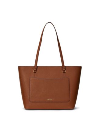 Crosshatch Leather Medium Karly Shopper Tote