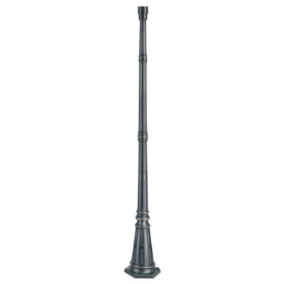 John Timberland Traditional Post Light Pole and Cap Base Classic Bronze 76 3/4 John Timberland Traditional Post Light Pole and Cap Base Classic Bronze 76 3/4