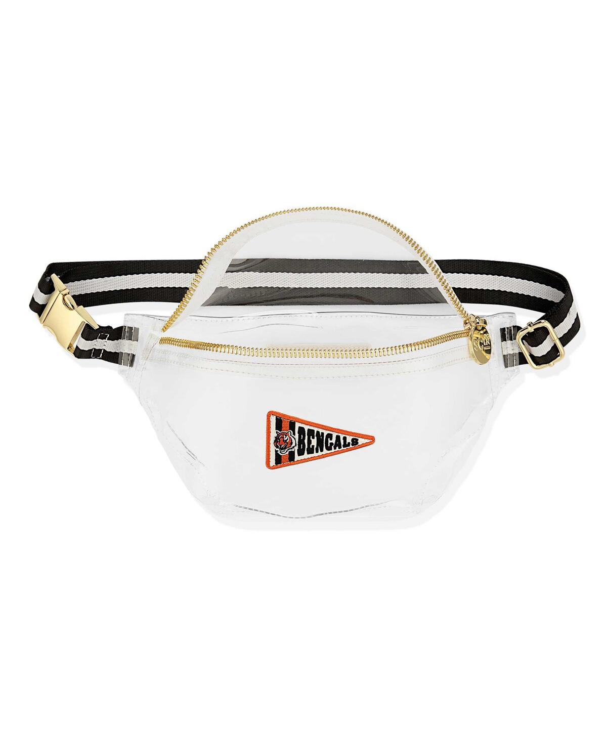 Stoney Clover Women's  Cincinnati Bengals Stadium Clear Belt Bag In Black