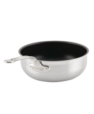 ProBond Clad TITUM&reg; Stainless Steel Nonstick 3.5-Quart Covered Essential Pan
