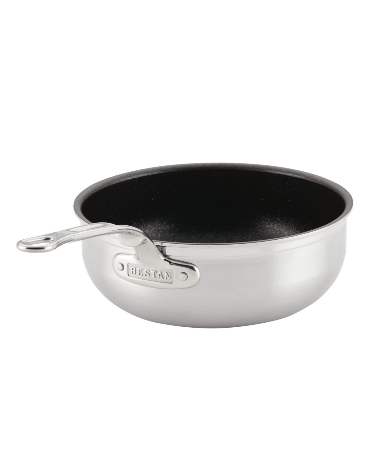 Shop Hestan Probond Clad Stainless Steel With Titum Nonstick 3.5-quart Covered Essential Pan