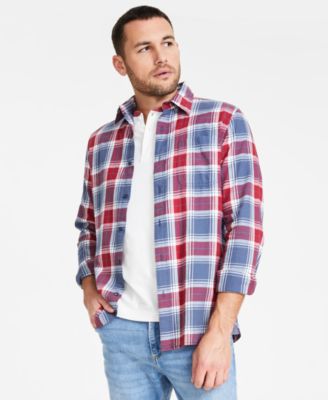 Sun + Stone - Men's Sam Plaid Shirt