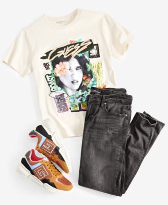 Men’s Distressed Slim Tapered Fit Jeans