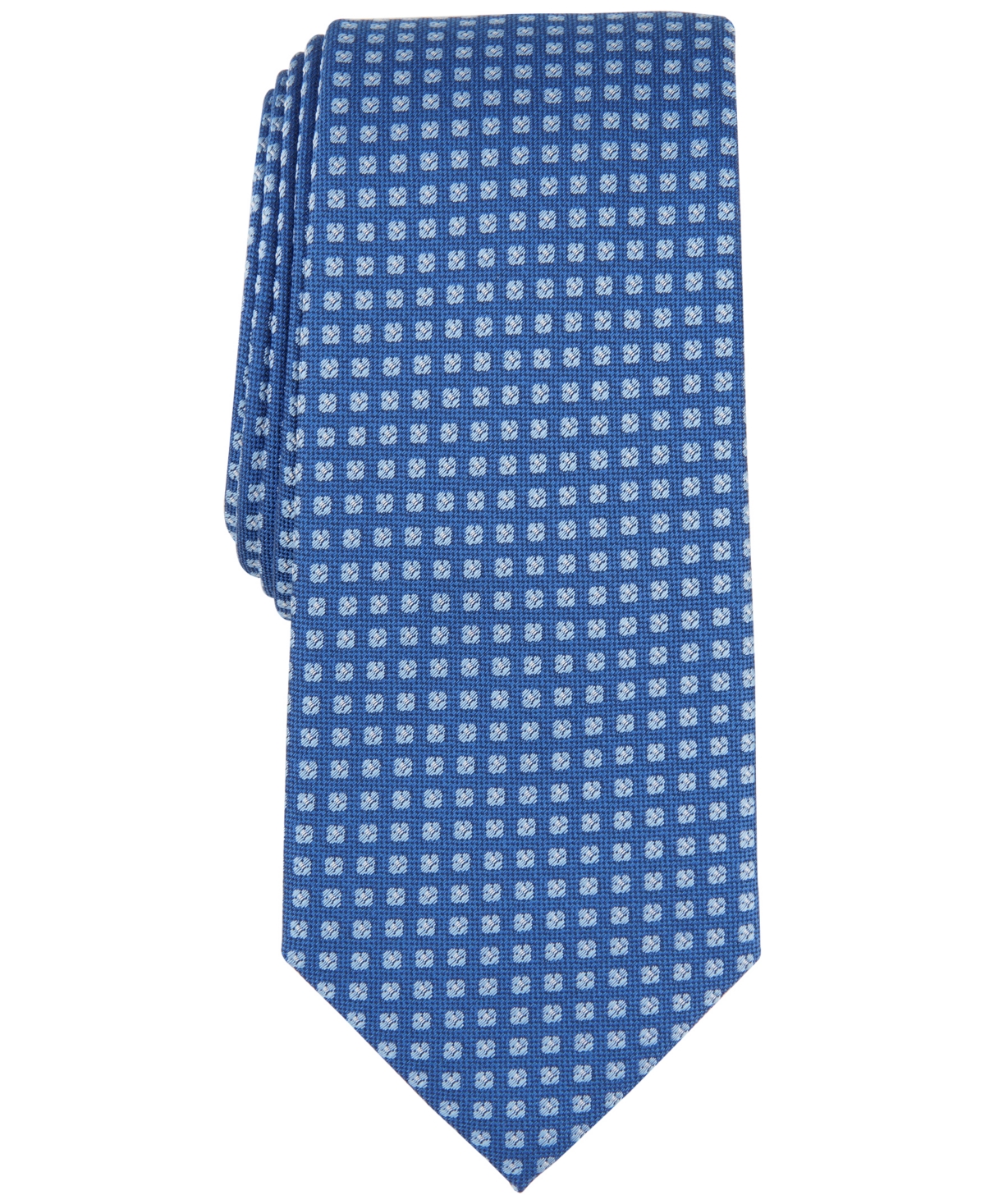 Alfani Men's Hazel Square Tie, Created For Macy's In Blue