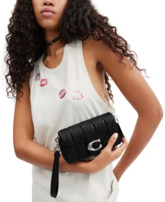 Quilted Leather Tabby Chain Crossbody Bag 19