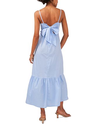 Guess - Vestido Largo Sin Mangas De Algodón Para Mujer, Limón, 2