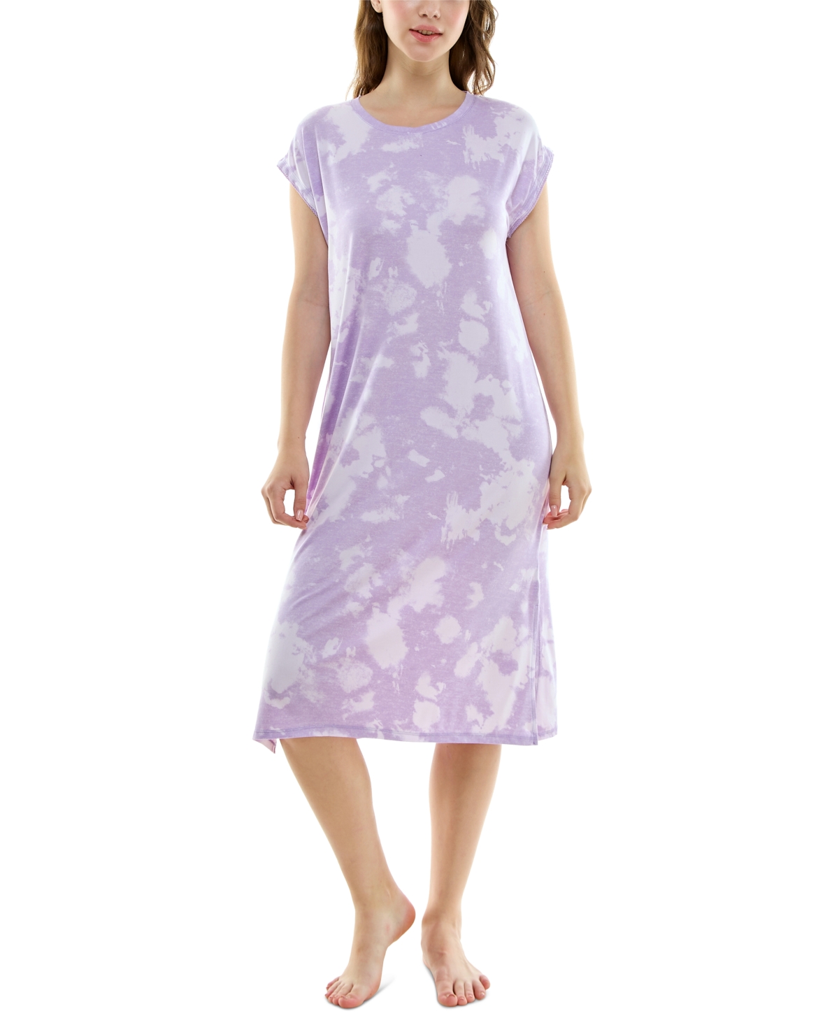 Roudelain Women's Printed Dolman-Sleeve Sleepshirt
