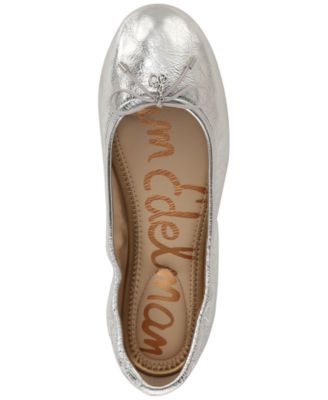 Felicia Leather Cushioned Ballet Flats