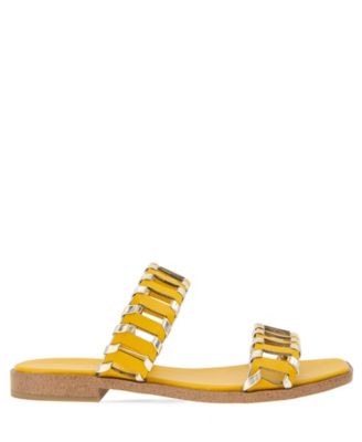 Women's Lemah Woven Double Band Slide Flat Sandals