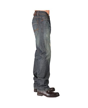 BLUE BLOOD Men's Sole NW Whisker Wash Denim Jeans MDGS0720 $250 NWT