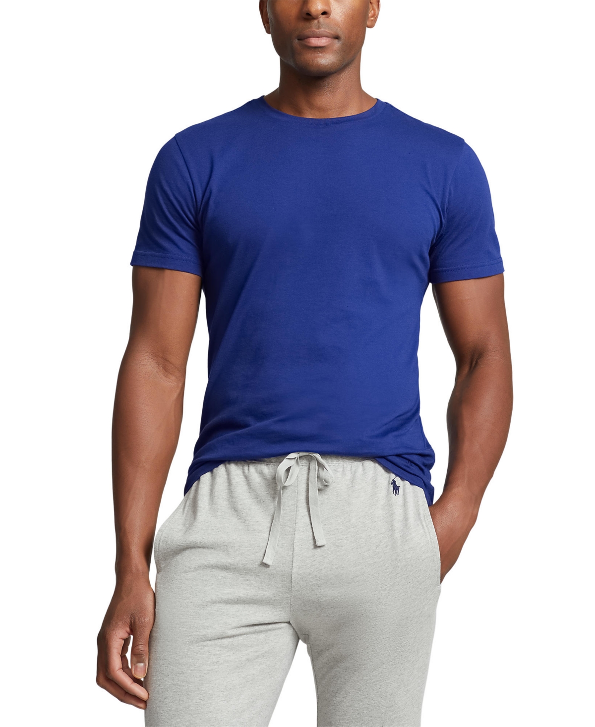 Polo Ralph Lauren Men's 3-Pk. Slim-Fit Classic Cotton Crew Undershirts - Red, Grey