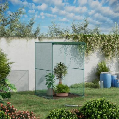 4' x 4' Walk-in Crop Cage, Plant Protectors with Door