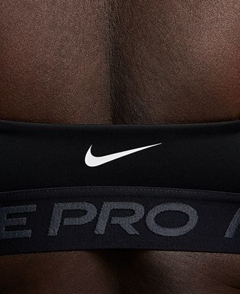 Nike Women's Pro Indy Plunge Medium-Support Padded Sports Bra - Macy's