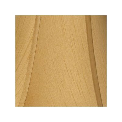 Coppery Gold Medium Bell Lamp Shade 7" Top x 14" Bottom x 11" Slant x 10.5" High (Spider) Replacement with Harp and Finial