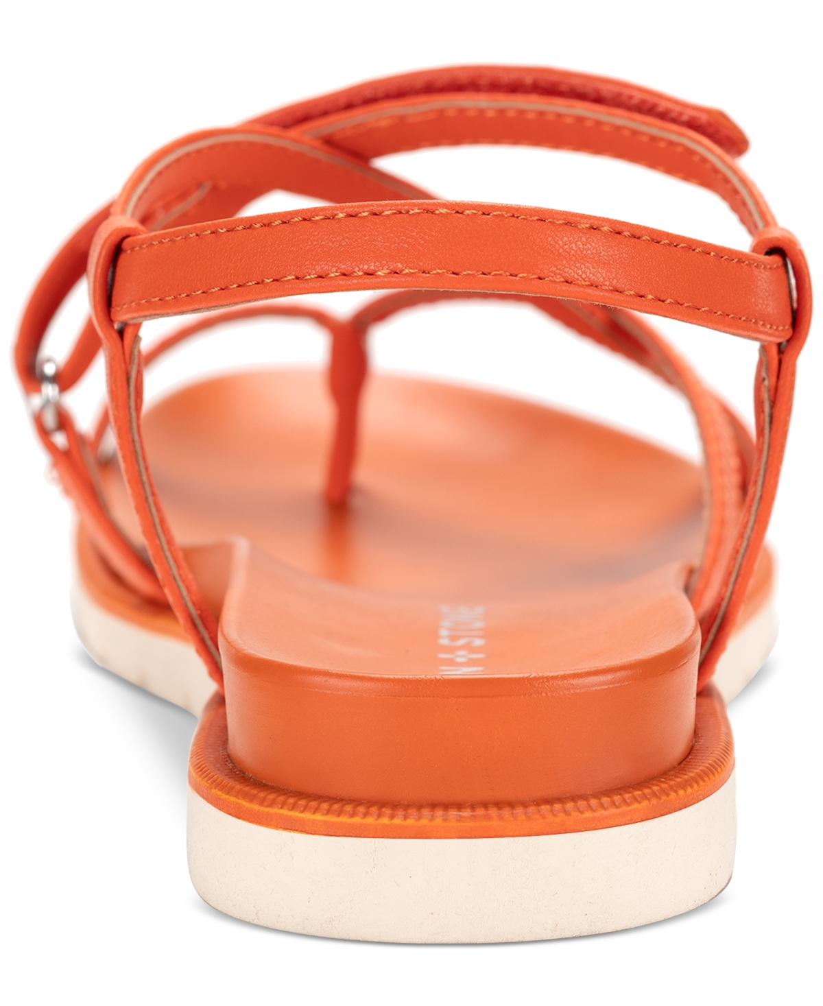 Sun + Stone Women's Juune Toe Loop Strappy Flat Sandals, Created for Macy's