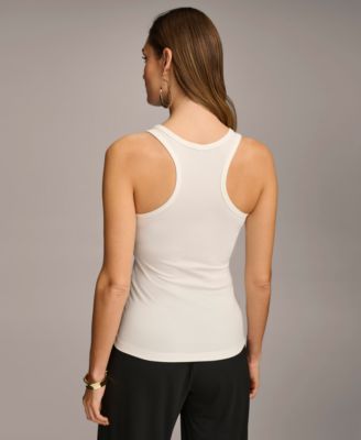 Donna Karan Women's Sleeveless Fitted Tank Top