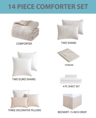 Sanborn 14-Pc. Comforter Set, California King