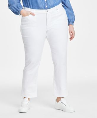 Trendy Plus Size Classic Straight Leg Jeans