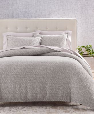 Shop Hotel Collection Prism Matelasse Comforter Sets Created For Macys In Charcoal