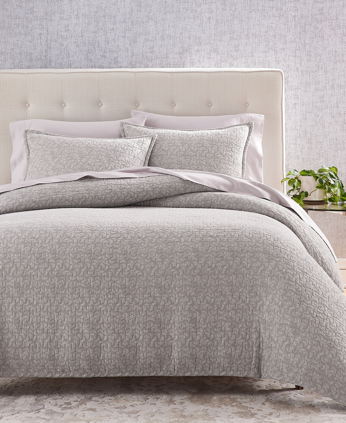 HOTEL COLLECTION PRISM MATELASSE COMFORTER SET, FULL/QUEEN, EXCLUSIVELY AT MACY'S 