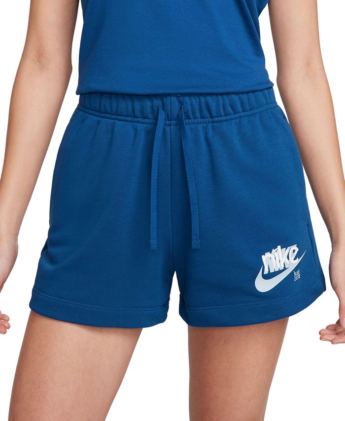 Women s Sportswear Club French Terry Graphic Fleece Shorts