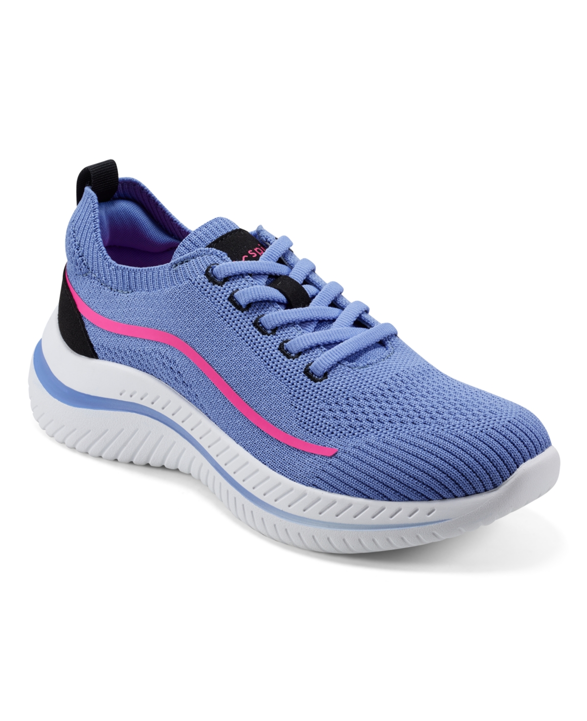 Easy Spirit Women's Gage Lace-up Casual Round Toe Sneakers In Blue,black,pink