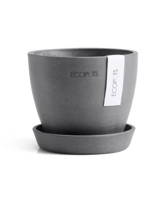 Antwerp Indoor and Outdoor Planter with Saucer, 4.5in