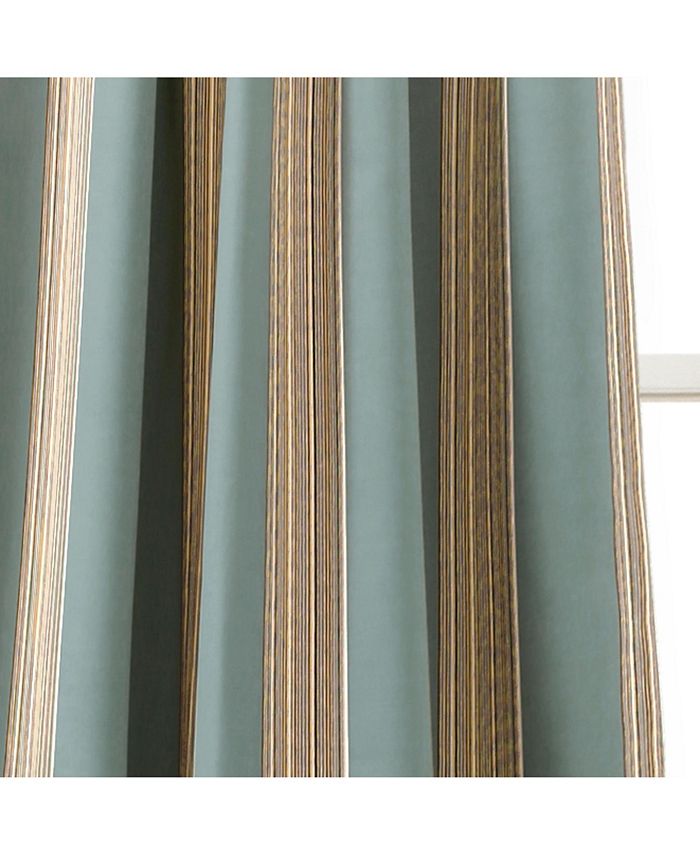 Lush Decor Julia Stripe Light Filtering Window Curtain Panels Macy's