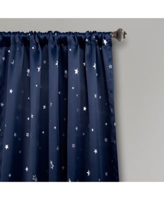 Star Blackout Window Curtain Panels