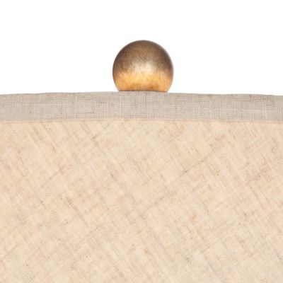 Buckhead Modern Accent Table Lamp 22" High Warm Bronze Brown Sculptural Geometric Drum Shade for Bedroom Living Room Bedside Nightstand