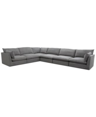 CLOSEOUT! Marsten 168" 6-Pc. Fabric Sectional, Created for Macy's
