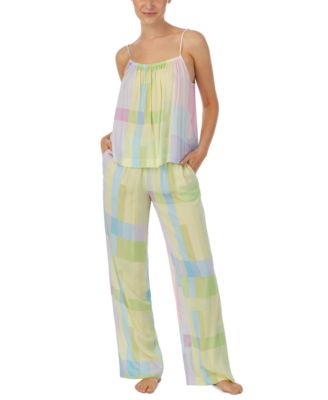 Sanctuary - Women's 2-Pc. Plaid Long Tank Pajamas Set