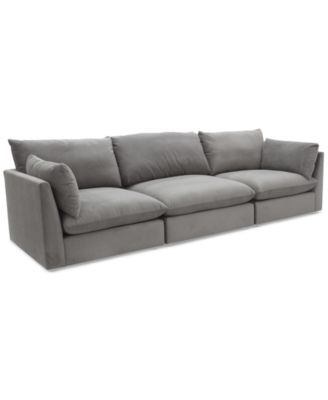 CLOSEOUT! Marsten 126" 3-Pc. Fabric Sectional, Created for Macy's