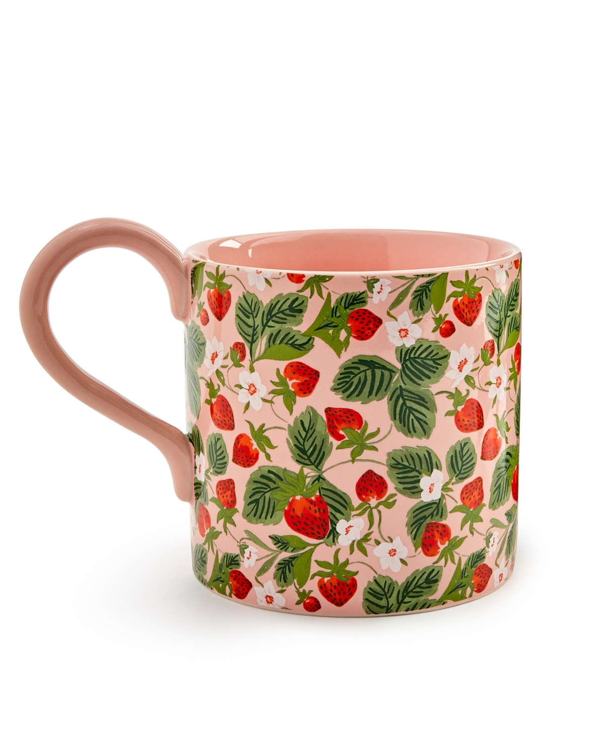 Shop Macy's Flower Show Coffee Mug, Created For  In Strawberry