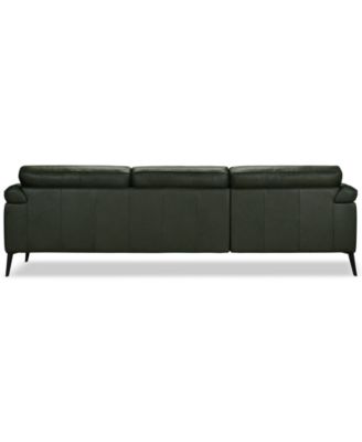 Keery 112" 2-Pc. Leather Sectional with Chaise, Created for Macy's
