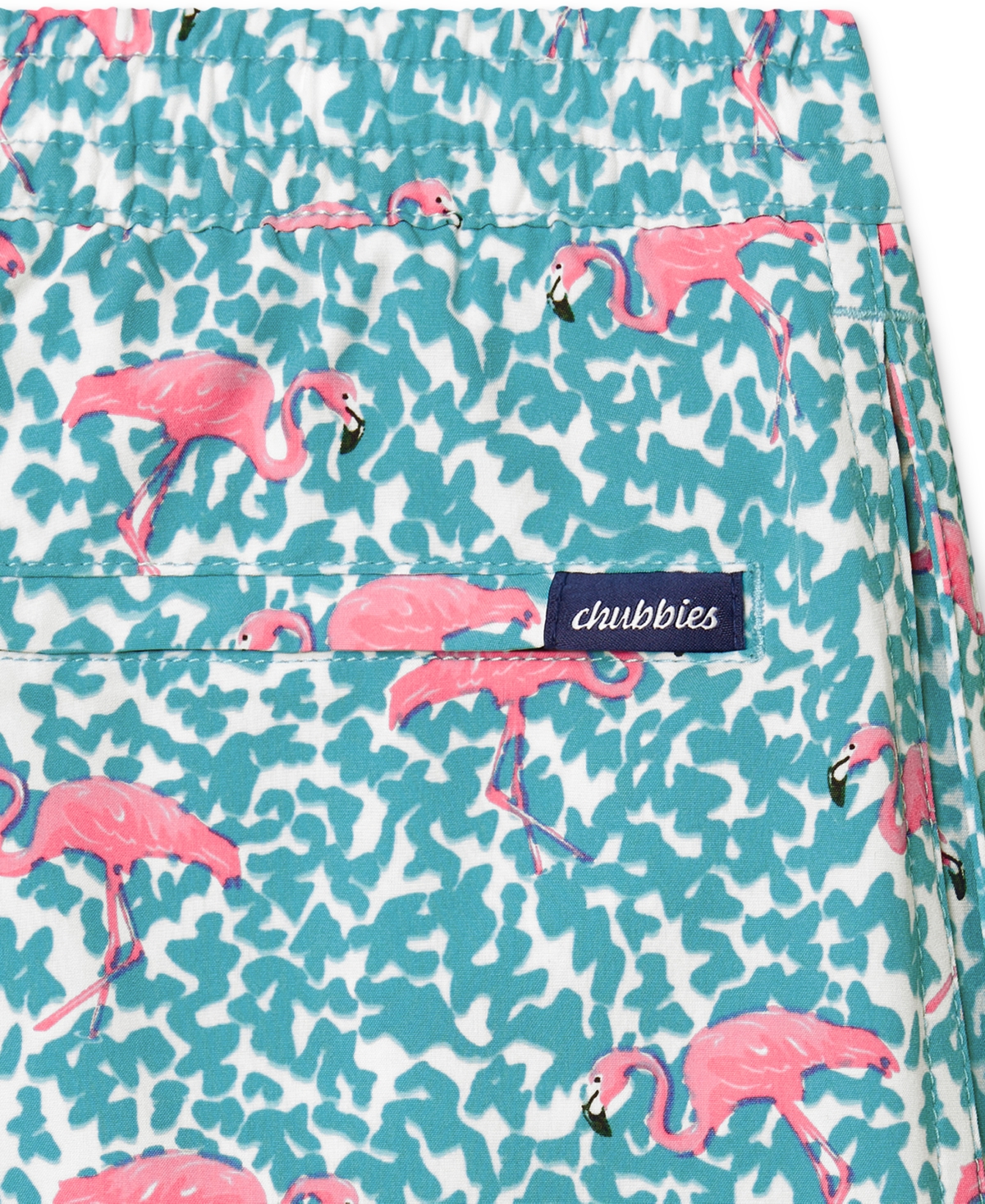 Chubbies Big Boys The Domingo's Are For Flamingos Classic Swim Trunks - Bright Blue - Solid