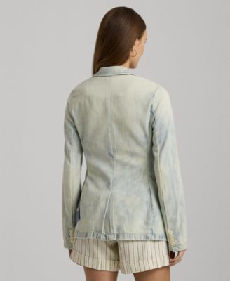 Lauren Ralph Lauren Women's Patchwork Denim Blazer
