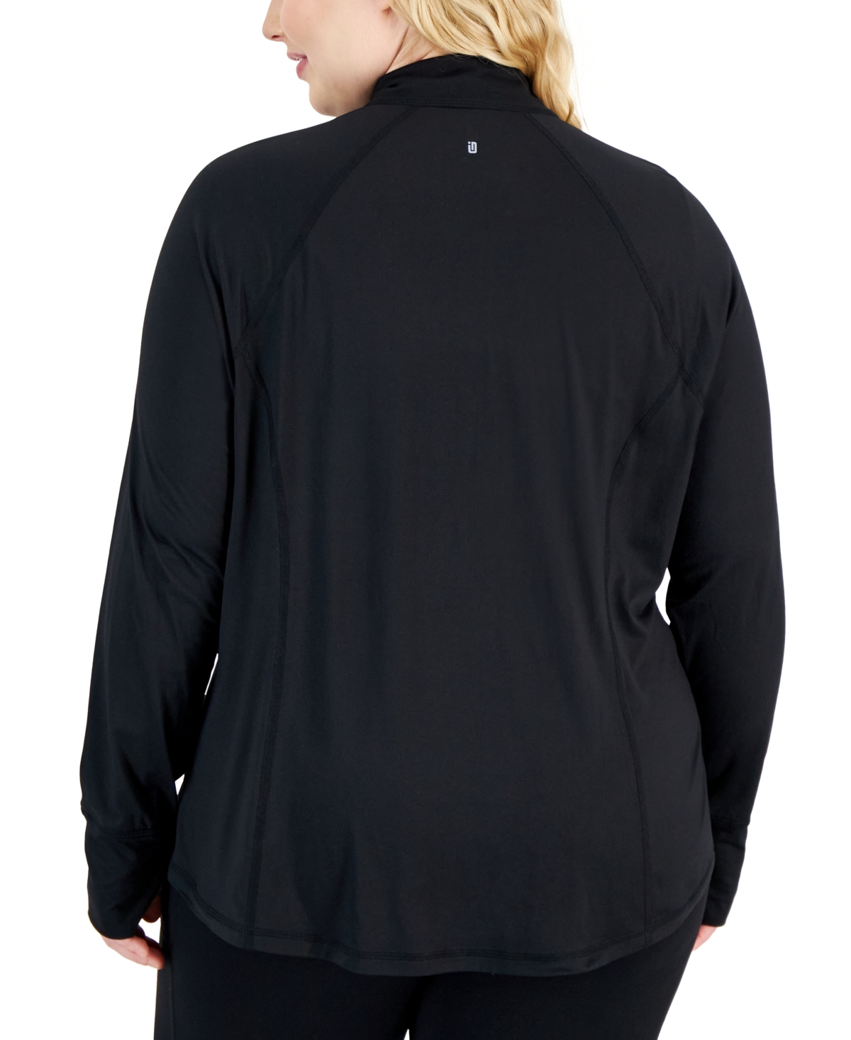 Id Ideology Plus Size Essential Full-Zip Jacket, Created for Macy's