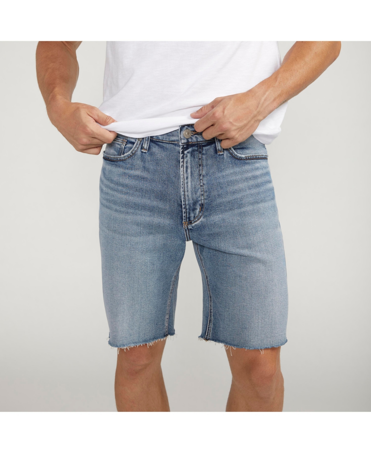 Shop Silver Jeans Co. Men's Classic Fit 9" Jean Shorts In Indigo